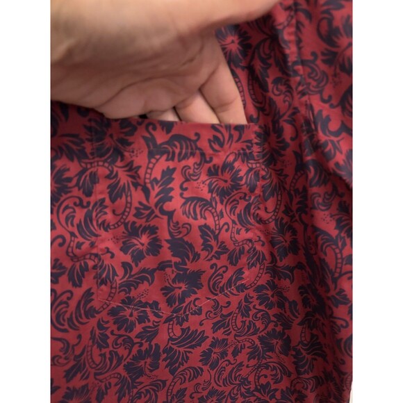 Hawaiian Heritage Shirt Mens Large Allan James Floral Button Up Made in Hawaii - Picture 6 of 10